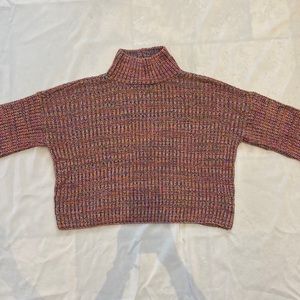 Turtle neck, knit sweater